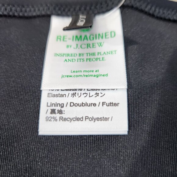 J. Crew Black Full Coverage Bikini Briefs New With Tags Womens Size 2X - Picture 9 of 16